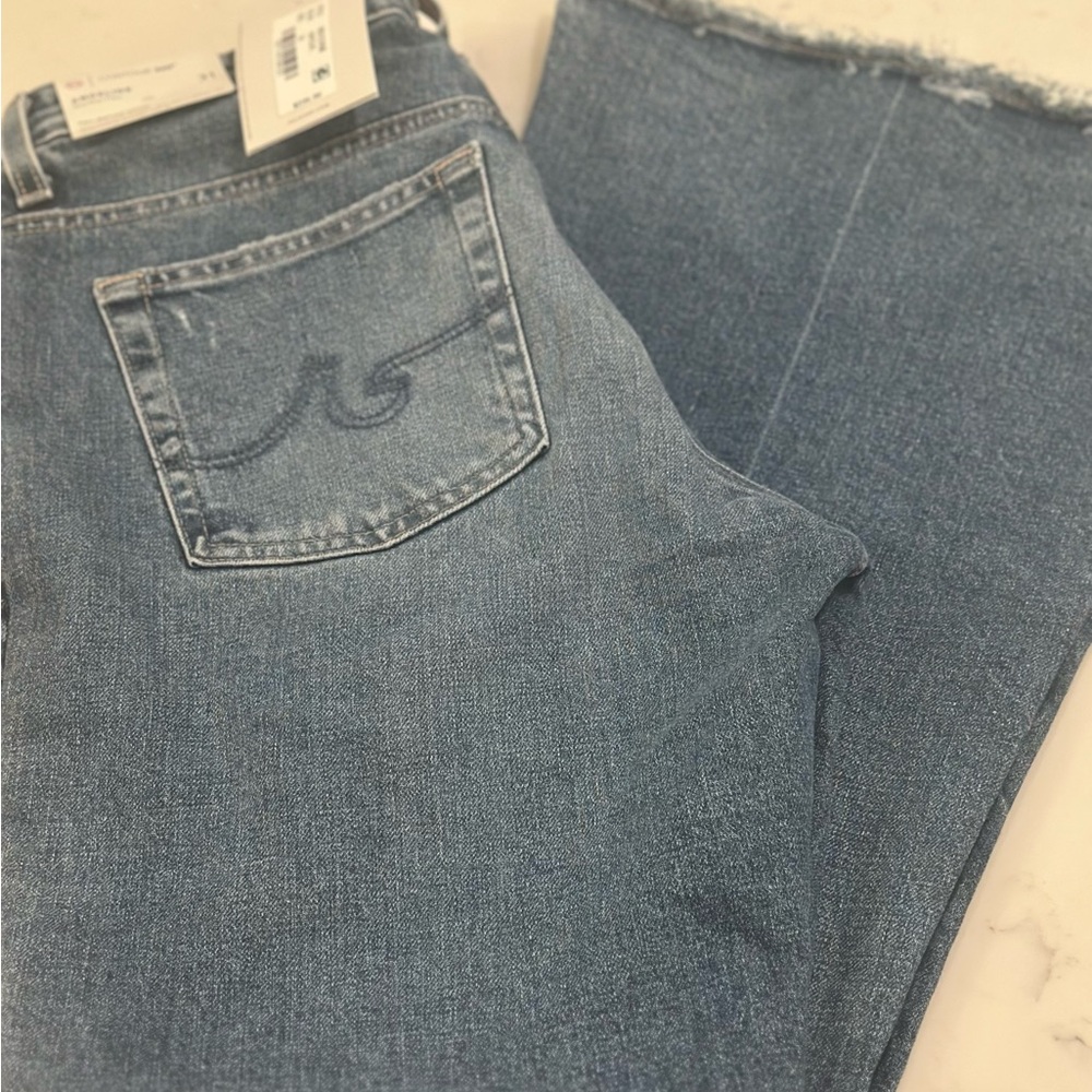AG Adriano Goldschmied Blue Flare Jeans